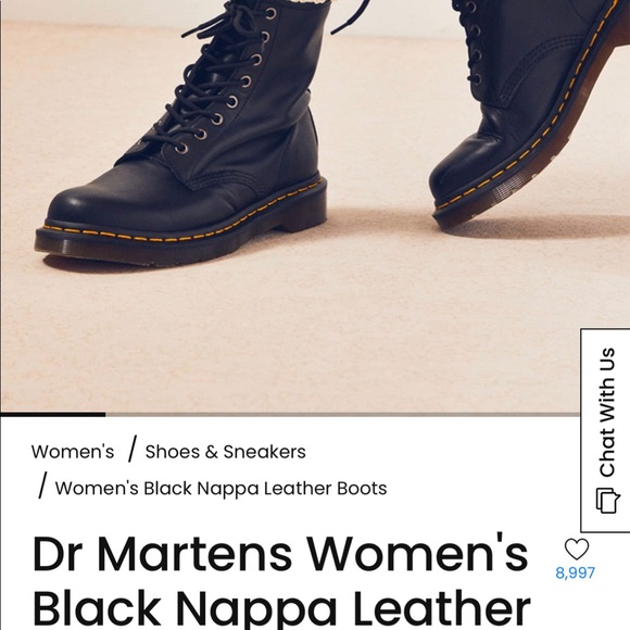 Dr Martens 1460 W Nappa Leather Black - Picture 5 of 5